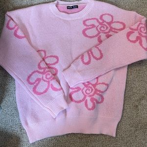 Shein floral sweater